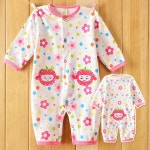 WIZWID:위즈위드 - [Maker Kids:메이커 키즈][1만원이상무료배송]딸기 플라워 우주복 (0-12개월) 202508 WIZWID