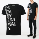 WIZWID:위즈위드 - [Pierre Balmain:피에르 발망]16s/S 로고 프린팅 티셔츠 블랙 Hp6368s 8388 905 WIZWID