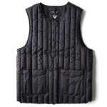 WIZWID:위즈위드 - [EASTLOGUE:이스트로그]Shield Lightweight Down Vest_Black WIZWID