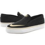 WIZWID:위즈위드 - [NIKE:나이키] [5%쿠폰 증정!]나이키 토키 슬립온 캔버스 프린트 블랙 골드 Gs 7197 WIZWID
