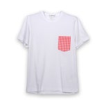 WIZWID:위즈위드 - [Comme des Garcons:꼼 데 가르송]꼼데가르송 체크 포켓 반팔 티셔츠 S21128 B WIZWID
