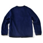 WIZWID:위즈위드 - [BESLOW:비슬로우]16fw Collarless Cardigan Navy WIZWID