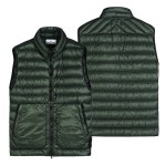 WIZWID:위즈위드 - [Stone Island:스톤 아일랜드]G0724 가먼트다이드 패딩조끼(다크그린) WIZWID