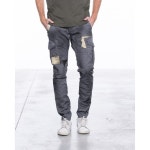 WIZWID:위즈위드 - [GIANNI LUPO:지아니루포][지아니루포]Slim Fit Rips Patch J2830 카고팬츠(Gr) WIZWID