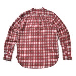 WIZWID:위즈위드 WIZWID:17ss Stand Collar Shirt Red Check