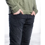 WIZWID:위즈위드 WIZWID:[5%할인쿠폰] [지아니루포]Slim Fit Black Cutting Line J2883 데님