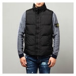 WIZWID:위즈위드 - [Stone Island:스톤 아일랜드][10%쿠폰증정]G0223 포켓포인트 후드 패딩조끼(블랙) WIZWID