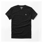 WIZWID:위즈위드 - [Abercrombie & Fitch:아베크롬비]아베크롬비 라운드 반팔 티셔츠 0095 091 검정 WIZWID