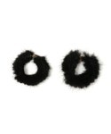 WIZWID:위즈위드 - [Accommode:아코모데]Fur Hoop Earrings WIZWID