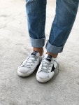 WIZWID:위즈위드 - [Golden Goose Deluxe Brand:골든 구스 디럭스 브랜드]골든구스 빅키즈 수퍼스타 화이트 플래그 스니커즈 WIZWID