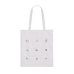 WIZWID:위즈위드 - [recto:렉토]Multi Logo Canvas Bag (White) WIZWID