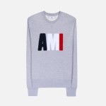 WIZWID:위즈위드 - [AMI:아미]Ami Big Ami Sweatshirt Bsrj001 73 Grey WIZWID