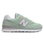 WIZWID:위즈위드 - [NEW BALANCE:뉴발란스]뉴발란스 1q18 574 W 스웨이드 그린 여성용 Wl574esm WIZWID