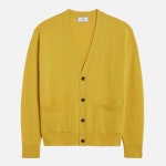 WIZWID:위즈위드 - [AMI:아미][시즌오프+6%쿠폰][아미] Oversize Fit Cardigan_Yellow WIZWID