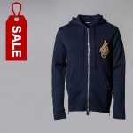 WIZWID:위즈위드 - [Balmain:발망][시즌 Sale] 마린닻 후드집업 네이비 S4hj643b765b WIZWID