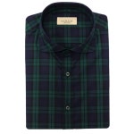 WIZWID:위즈위드 - [Sortie:솔티]타탄 와이드 셔츠 / Tartan Wide Collar Shirts WIZWID