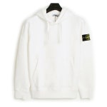 WIZWID:위즈위드 - [Stone Island:스톤 아일랜드]18fw 스톤 투포켓 후드 기모 맨투맨 화이트 691562820 WIZWID