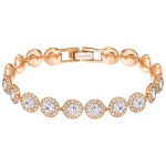 스위벨트 | WIZWID:위즈위드 - [Swarovski:스와로브스키][Swarovski] 안젤릭 로즈골드 팔찌 WIZWID