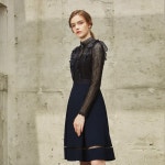 WIZWID:위즈위드 - [S BLANC:에스블랑]Daniela / Lace Feminine Dress WIZWID