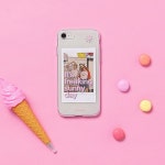 WIZWID:위즈위드 - [ROLAROLA:로라로라](Pc-19301) Sunny Day Jelly Phone Case Pink WIZWID