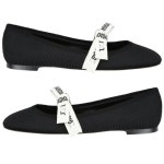 WIZWID:위즈위드 - [Christian Dior:크리스찬디올][국내특가]19s/S Do 스카프 플랫슈즈 블랙 Kcb453tfl 900 WIZWID