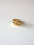 WIZWID:위즈위드 - [EN CE MOMENT:앙스모멍]Double Line Ring (Baby Ver.) (Gold) WIZWID