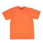 WIZWID:위즈위드 - [Good on:굿온]5.5oz 포켓 반팔 티셔츠 - 오렌지 WIZWID