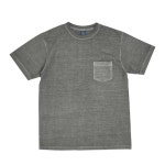 WIZWID:위즈위드 - [Good on:굿온]5.5oz 포켓 반팔 티셔츠 - 피그먼트 그레이 WIZWID
