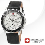 WIZWID:위즈위드 - [Swiss Military Hanowa:스위스밀리터리하노와]스위스 밀리터리 06-4183.04.001.07 남성 가죽시계 WIZWID