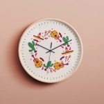 WIZWID:위즈위드 - [Reflex:리플렉스]자작나무 무소음 인테리어 흥이올라 벽시계 NET95B WIZWID