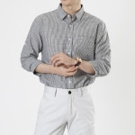 WIZWID:위즈위드 - [G.E.N.T:지이엔티]미들 스트라이프 7부셔츠_GS9201C WIZWID