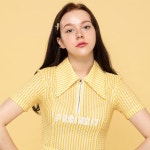 WIZWID:위즈위드 - [frei-heit:프라이하잇]TRIKOT TWO-PIECE TOP (YELLOW) WIZWID