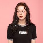 WIZWID:위즈위드 - [frei-heit:프라이하잇]LEOPARD POINT TEE (BLACK) WIZWID