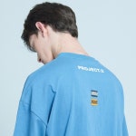 WIZWID:위즈위드 - [OTHERSIDE:아더사이드][Unisex]라벨 프로젝트 티셔츠(Midnight Blue) WIZWID