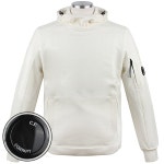 WIZWID:위즈위드 - [C.P Company:씨피컴퍼니]CP컴퍼니 19FW 07CMSS083A 103 렌즈 와펜 후드 맨투맨 WIZWID