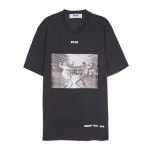 WIZWID:위즈위드 - [MSGM:엠에스지엠]Msgm 포토프린트 티셔츠 (Black) WIZWID