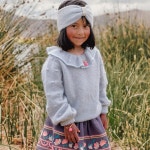 WIZWID:위즈위드 - [LOUISE MISHA:루이스 미샤][LOUISE MISHA] Luna Light Blue 루나 스웨터-LMB4AKS WIZWID