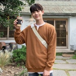 WIZWID:위즈위드 - [JOGUNSHOP:조군샵]조군샵 해피초이스 스윗 헨리넥 맨투맨_JG1525 WIZWID