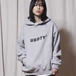 WIZWID:위즈위드 - [URBANDTYPE:어반디타입]LT323_UBDTY Wave Logo Hoodie_Melange WIZWID