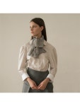 WIZWID:위즈위드 - [bbde solide:비비드솔리드][10%할인]dot paisley silk scraf-pink WIZWID