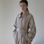 WIZWID:위즈위드 - [H8:에이치에이트]NUVO TRENCHCOAT (BEIGE) WIZWID