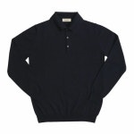 WIZWID:위즈위드 - [Sortie:솔티]14gg Polo Collar Knit (Navy) WIZWID