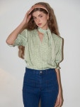 WIZWID:위즈위드 - [SALONDEYOHN:살롱드욘][10%할인+5%쿠폰]Short Sleeve Shirring Dress_ White WIZWID