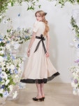 WIZWID:위즈위드 - [EUNE:으네]Unbalance belt dress - navy WIZWID