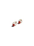 WIZWID:위즈위드 - [SEREE:세리]Bonbon Jade Stone Charm Earrings WIZWID