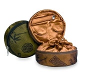 WIZWID:위즈위드 - [Red Blossom:레드블라섬] Travel Jewelry Case - Silk Jacquard (Chili Red) WIZWID