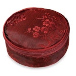 WIZWID:위즈위드 - [Red Blossom:레드블라섬] Travel Jewelry Case - Silk Jacquard (Chili Red) WIZWID
