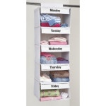 WIZWID:위즈위드 - [One Step Ahead:원 스텝 어헤드] Days Of The Week Closet Organizer WIZWID