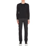 WIZWID:위즈위드 WIZWID:Black Emblem Cotton Long Sleeve Tee