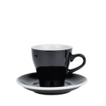 WIZWID:위즈위드 WIZWID:Tulip Cup w/ Medium Saucer, Black